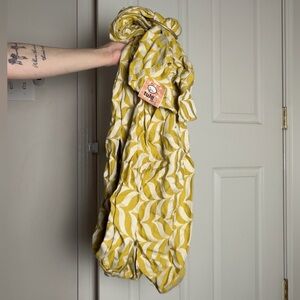 TULA Yellow Patterned Baby Ring Sling